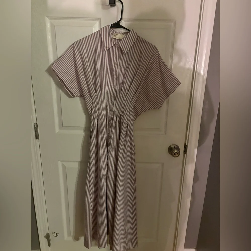 Anthropologie Esquise Tobie dress XS purple
Motif stripe - Picture 5 of 7